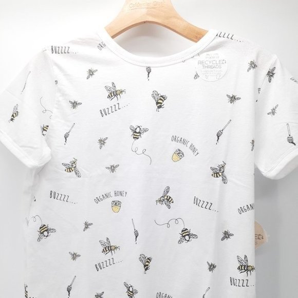 NWT Recycled Threads Tee With Cuffed Sleeve - Picture 1 of 6